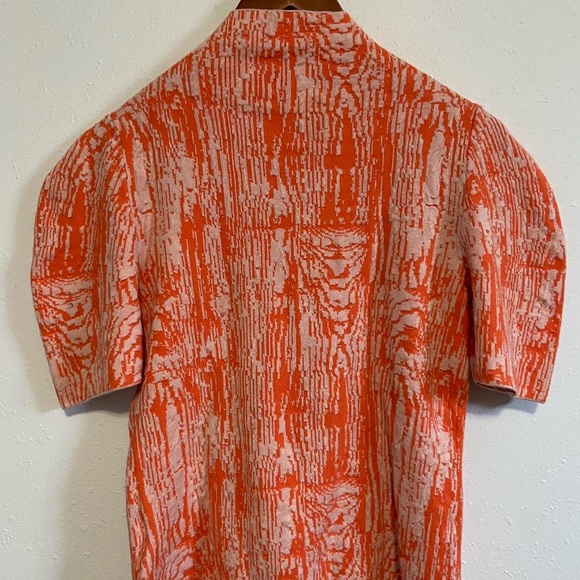 Anthropologie Maeve Bosca Puff
Sleeve Sweater Tee Wood Grain Orange - Picture 7 of 7